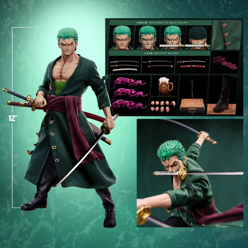 Roronoa Zoro Sixth Scale Figure by Jimei Palace x Cosmic Creations