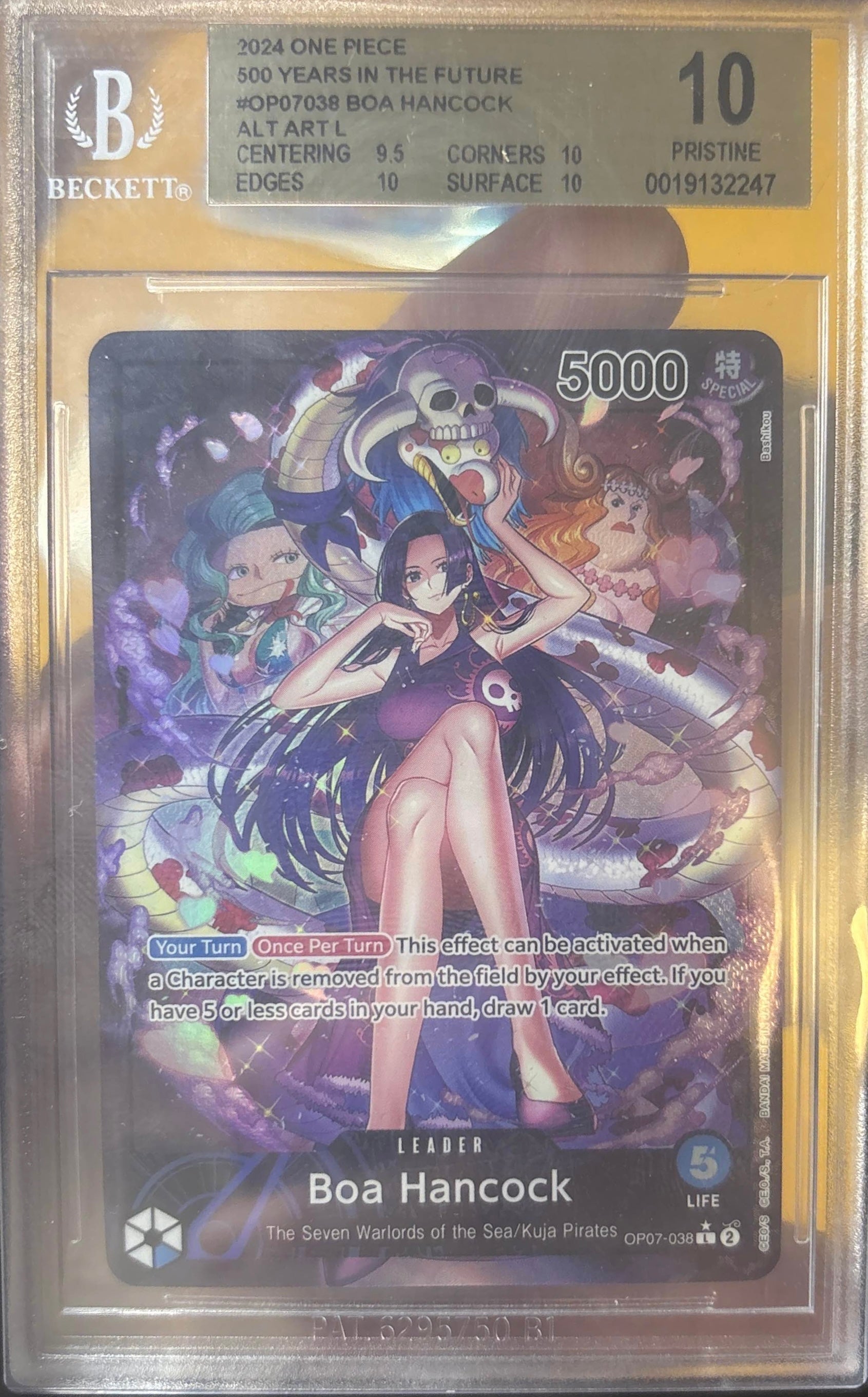 One Piece - Boa Hancock (Alt Art)
OP07-038 L 500 Years in the Future BGS10