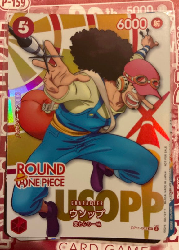Usopp OP11-003 Promo Round1 x One Piece Card Game Japanese