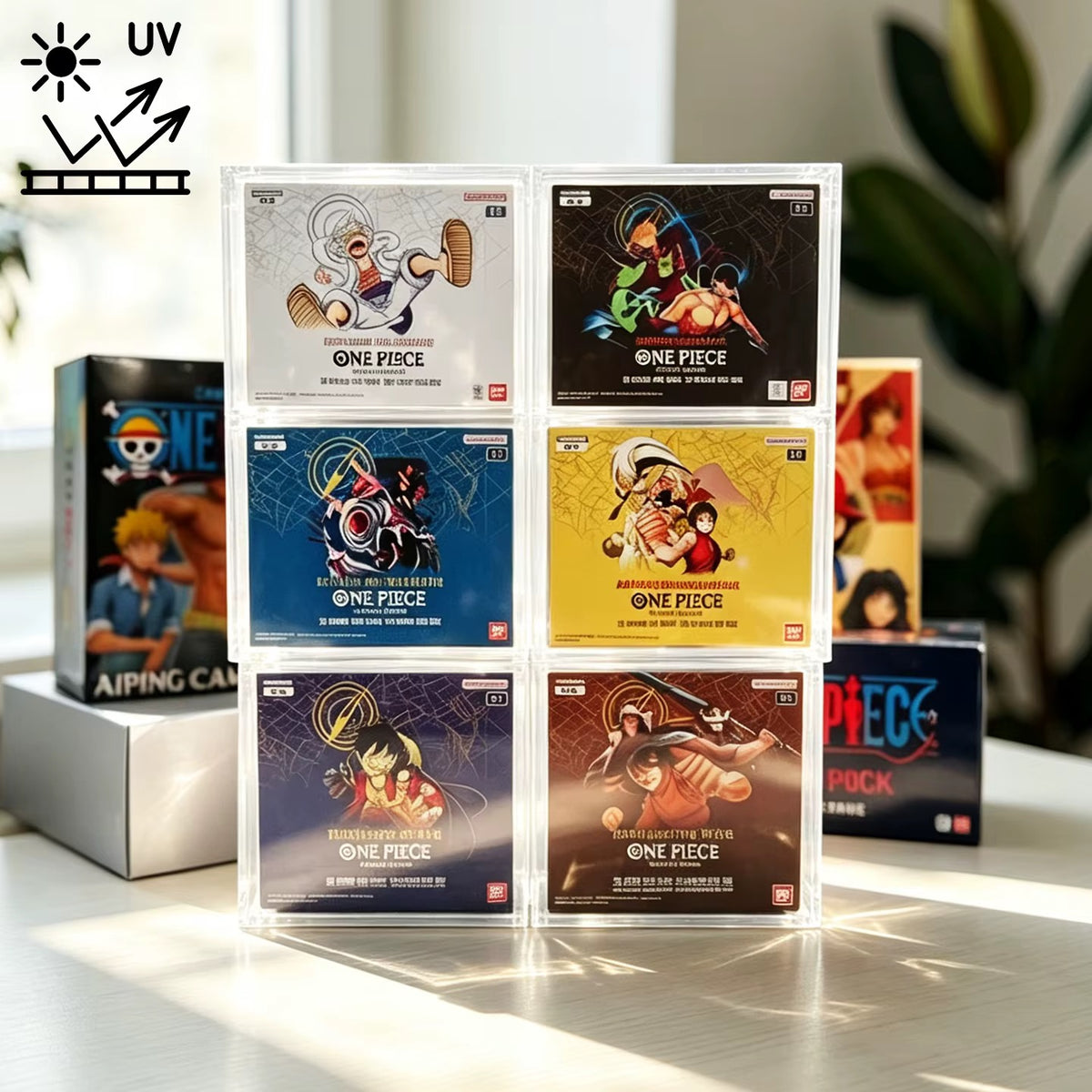 Acrylic Booster Box Display for One Piece English box