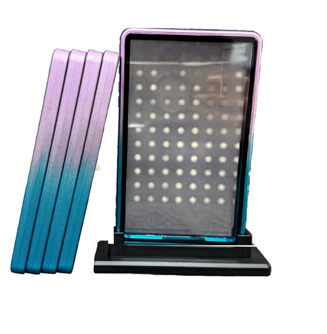 PSA/CGC Grading Card Aluminum Alloy Protective Case - UV-Resistant High-Aluminum Glass, Gradient Color Design