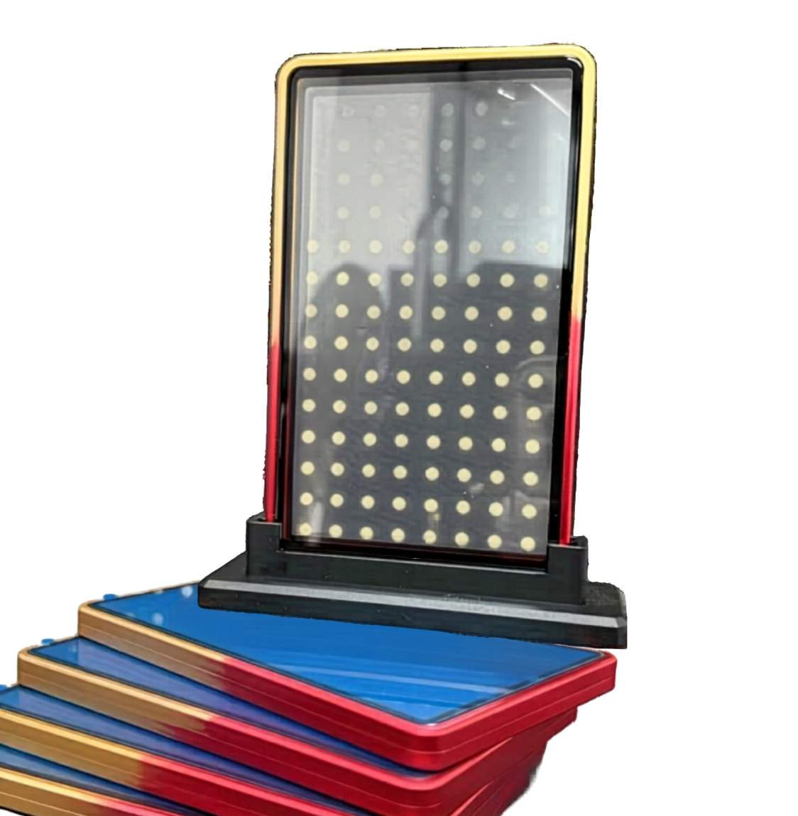PSA/CGC Grading Card Aluminum Alloy Protective Case - UV-Resistant High-Aluminum Glass, Gradient Color Design