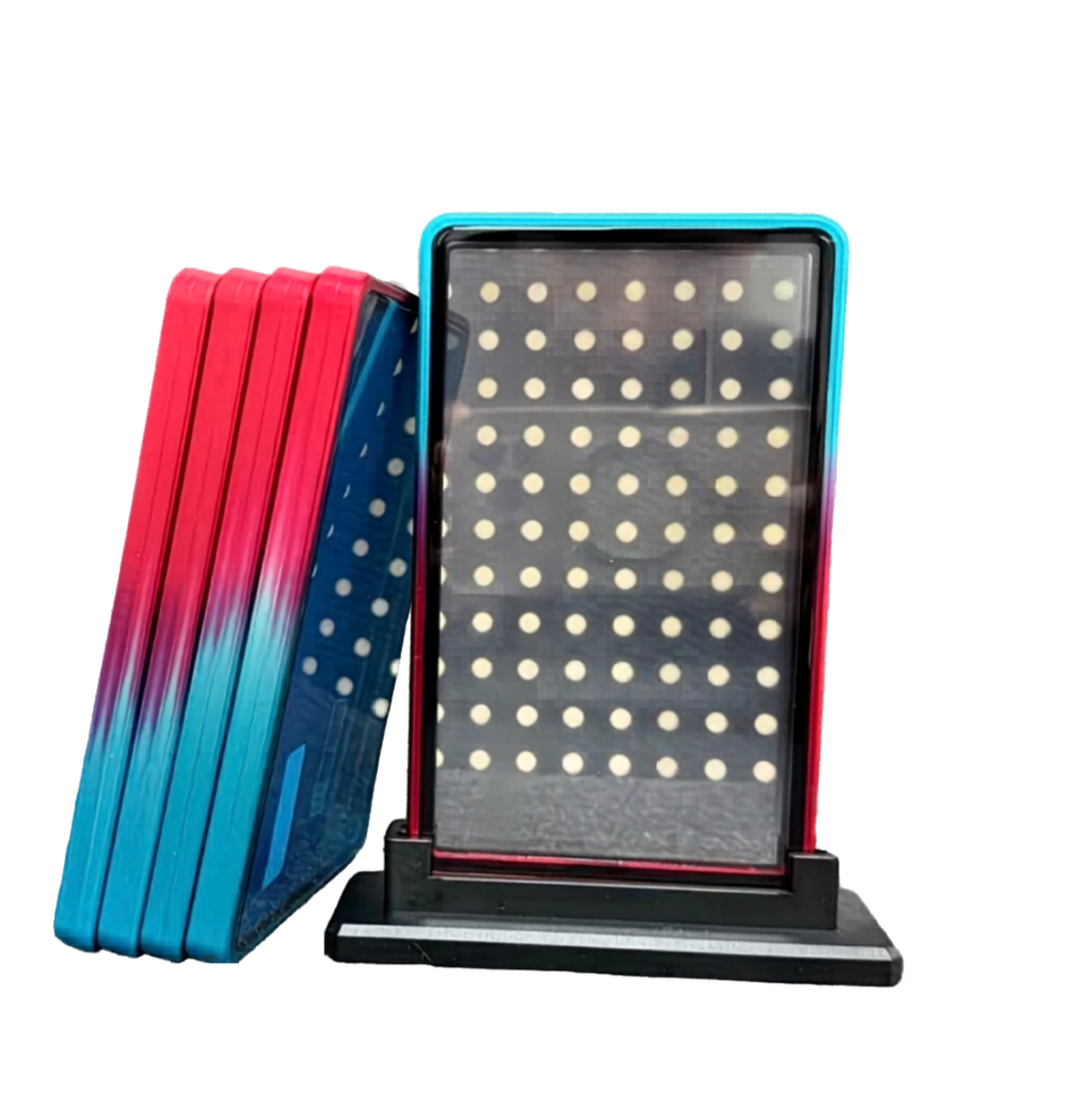 PSA/CGC Grading Card Aluminum Alloy Protective Case - UV-Resistant High-Aluminum Glass, Gradient Color Design