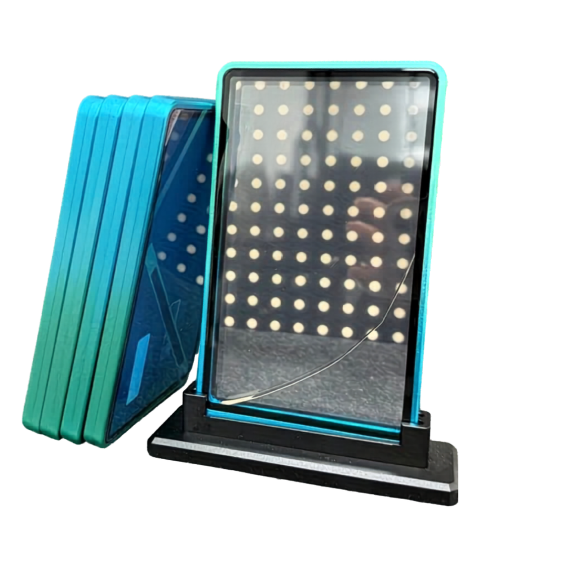 PSA/CGC Grading Card Aluminum Alloy Protective Case - UV-Resistant High-Aluminum Glass, Gradient Color Design